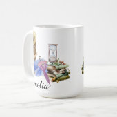 ファームフローラガールサマー春 パーソナライズされた コーヒーマグカップ (正面左)