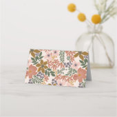 ファームフローラブライダルシャワーま結婚たは プレイスカード (裏面)