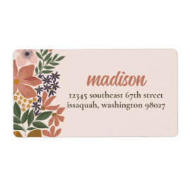 ファームフローラブライダルシャワー差出人住所ラベル ラベル