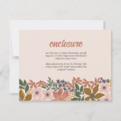 ファームフローラブライダルシャワー招待状の挿入 招待状 (正面)