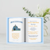 ファームブックテーマベビーシャワー招待状 招待状 (スタンド正面)