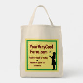 ファームプロモーション100%コットンスーパーマーケット トートバッグ (裏面)