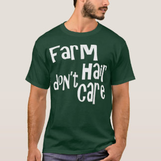ファームヘアドゥ気におもしろい農家 Tシャツ
