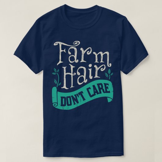 ファームヘアドント気に農業農家ギフト Tシャツ (デザイン正面)