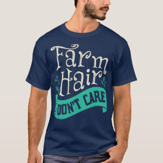 ファームヘアドント気に農業農家ギフト Tシャツ