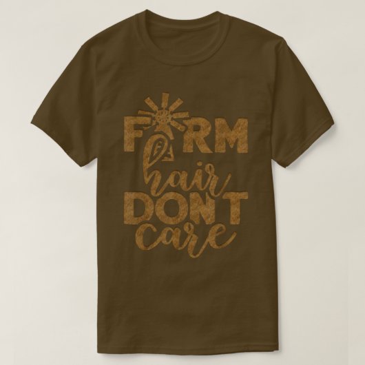 ファームヘアー気にT農業農家メンズG Tシャツ (デザイン正面)