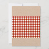 ファームベビーシャワーの招待 招待状 (裏面)