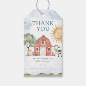 ファームベビーシャワーサンキューラベル ギフトタグ (正面)