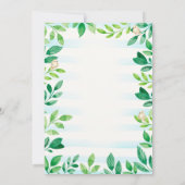 ファームベビーシャワー招待状農場の動物シャワー 招待状 (裏面)