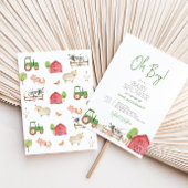 ファームベビーシャワー招待状 招待状