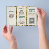 ファームホームステッド小規模企業パンフレットのチラシ チラシ (ハンドル)