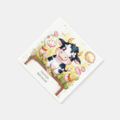 ファームボホカウー誕生日 スタンダードカクテルナプキン (角)