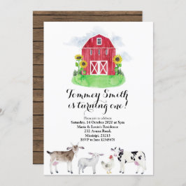 ファームボーイ誕生日 招待状