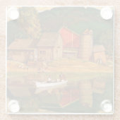 ファームポンドランドスケープバイミードシェーファー ガラスコースター (裏面)