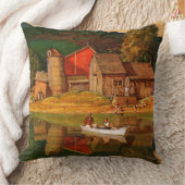 ファームポンドランドスケープバイミードシェーファー クッション (ブランケット)