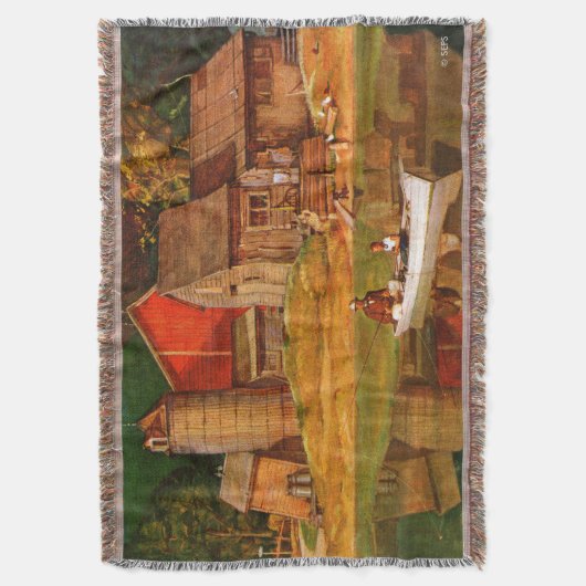 ファームポンドランドスケープバイミードシェーファー スローブランケット (正面縦)