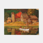 ファームポンドランドスケープバイミードシェーファー ドアマット (正面)