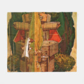 ファームポンドランドスケープバイミードシェーファー フリースブランケット (正面(横))