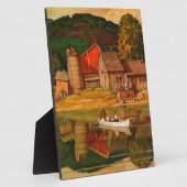 ファームポンドランドスケープバイメッドシャエファー フォトプラーク (側面)