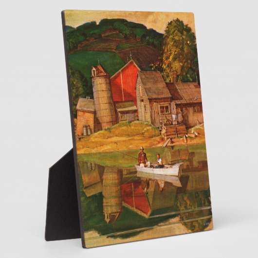 ファームポンドランドスケープバイメッドシャエファー フォトプラーク (側面)