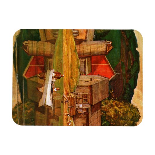 ファームポンドランドスケープバイメッドシャエファー マグネット (横)