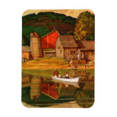 ファームポンドランドスケープバイメッドシャエファー マグネット (縦)