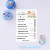 ファームママシャワーゲームカードを知っている チラシ (シングル)