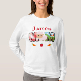 ファームママ誕生日 | 納屋周囲の庭誕生日 Tシャツ