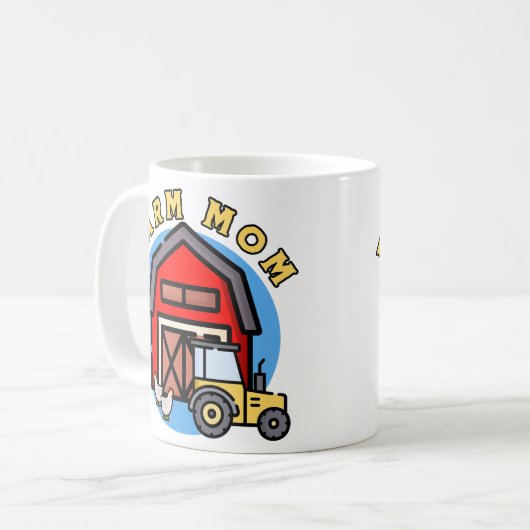 ファームママ コーヒーマグカップ (正面左)