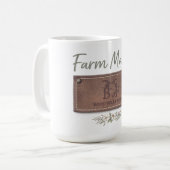 ファームママTシャツ コーヒーマグカップ (正面左)