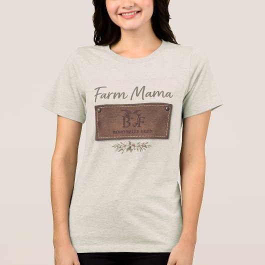 ファームママTシャツ トライブレンドTシャツ (正面)