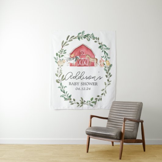 ファームモダンウェルカムサインファーム歓迎ポスターテープ タペストリー (インサイチュ)