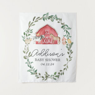 ファームモダンウェルカムサインファーム歓迎ポスターテープ タペストリー