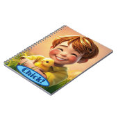 ファームヤード・チャムズのひよこノート ノートブック (左側)