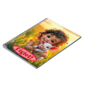 ファームヤード・チャムズの子豚ノート ノートブック (左側)