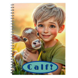 ファームヤード・チャムズ 子牛 ノートブック