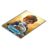 ファームヤード チャムズ 羊 ノートブック (左側)