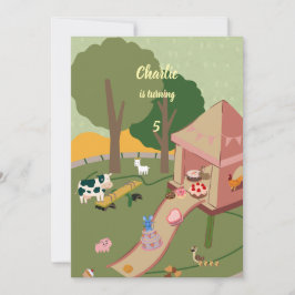 ファームヤード・ファン・イン・ザ・パークの誕生日 招待状