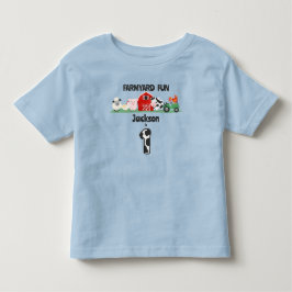 ファームヤード ファン 1歳の誕生日 農場の動物の誕生日 トドラーTシャツ