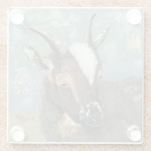 ファームライフグレーヤギ ガラスコースター (裏面)