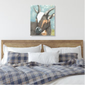 ファームライフグレーヤギ キャンバスプリント (インサイチュ (寝室))