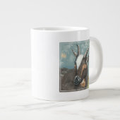 ファームライフグレーヤギ ジャンボコーヒーマグカップ (正面右)