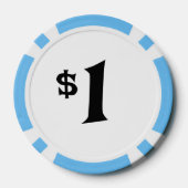 ファームライフロースター$1トランプのポーカーチップ ポーカーチップ (裏面)