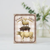 ファームライフヴィンテージ国はがき ポストカード (スタンド正面)