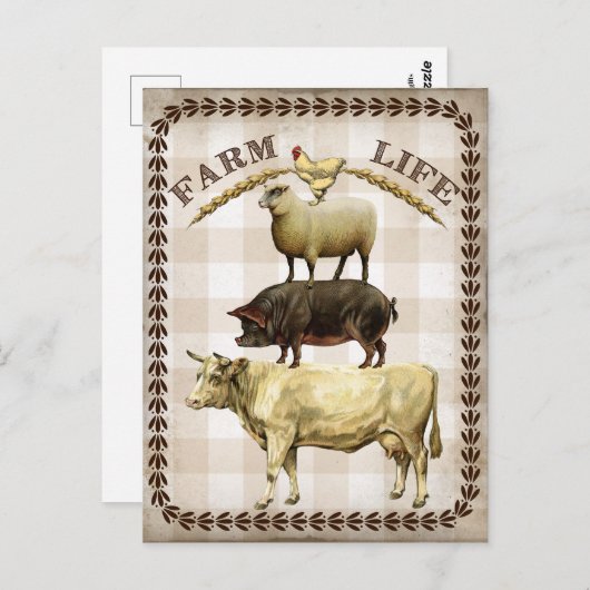 ファームライフヴィンテージ国はがき ポストカード (正面/裏面)