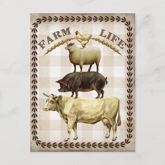 ファームライフヴィンテージ国はがき ポストカード (正面)