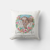 ファームライフ引用文ファミリーホームステッドチキンフシツラム クッション (正面)