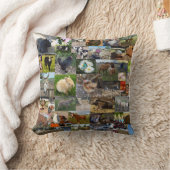 ファームライフ・フォト・コラージュ、 クッション (ブランケット)