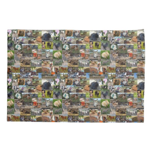 ファームライフ・フォト・コラージュ、 枕カバー (裏面)