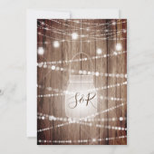 ファームライ素朴トジャーヴィンテージウッド招待状 招待状 (裏面)